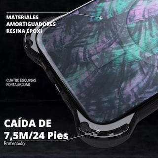 Foto 3 | Funda Uso Rudo Ultra Bounce Concha Nacar Para Iphone 14 Pro Concha Gris Magsafe