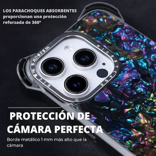 Foto 5 | Funda Uso Rudo Ultra Bounce Concha Nacar Para Iphone 15 Promax Concha Color Negro Magsafe