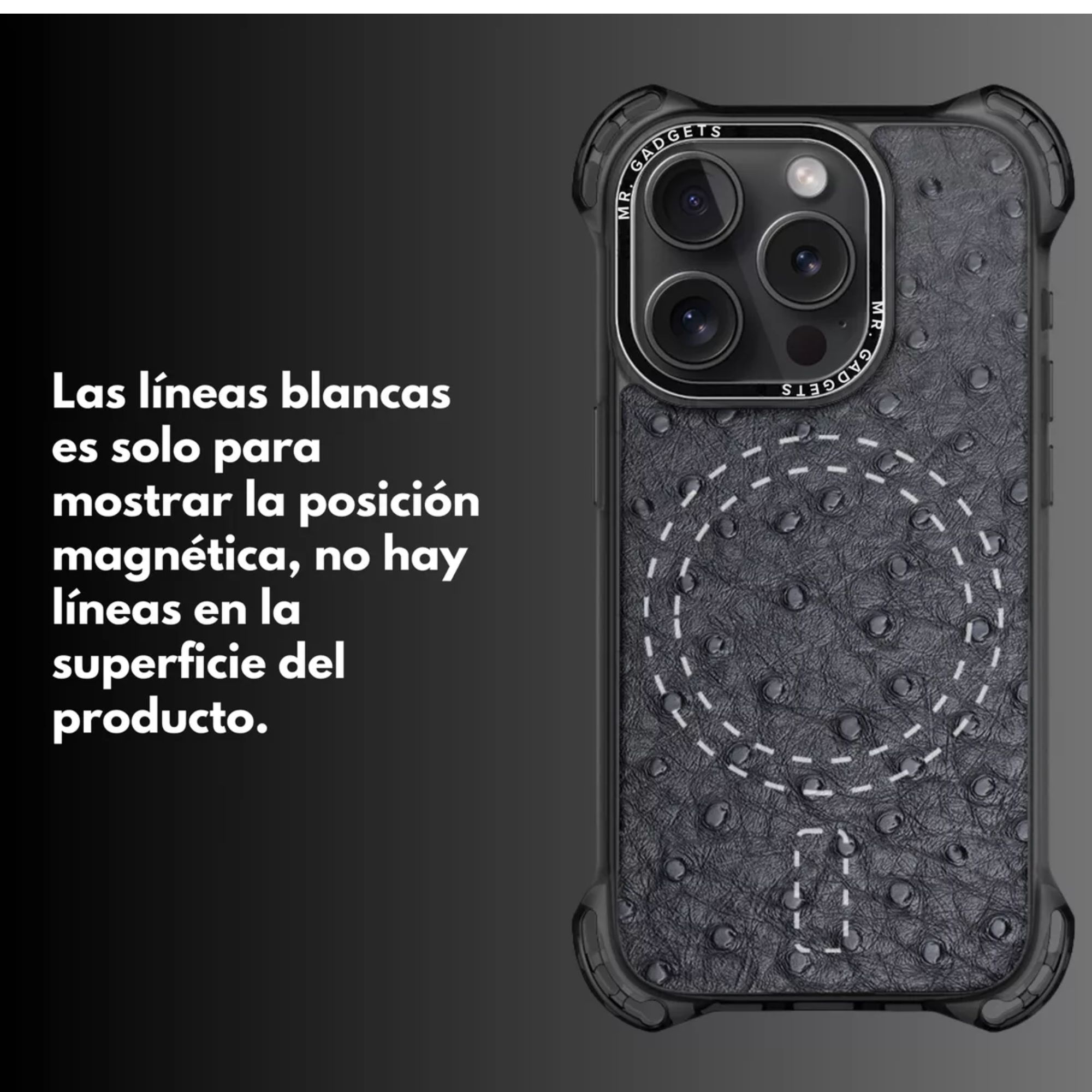 Foto 4 pulgar | Funda Uso Rudo Para Iphone Magsafe Ultra Bounce Animal Print Protector Para Iphone 13 Pro / Cocodrilo