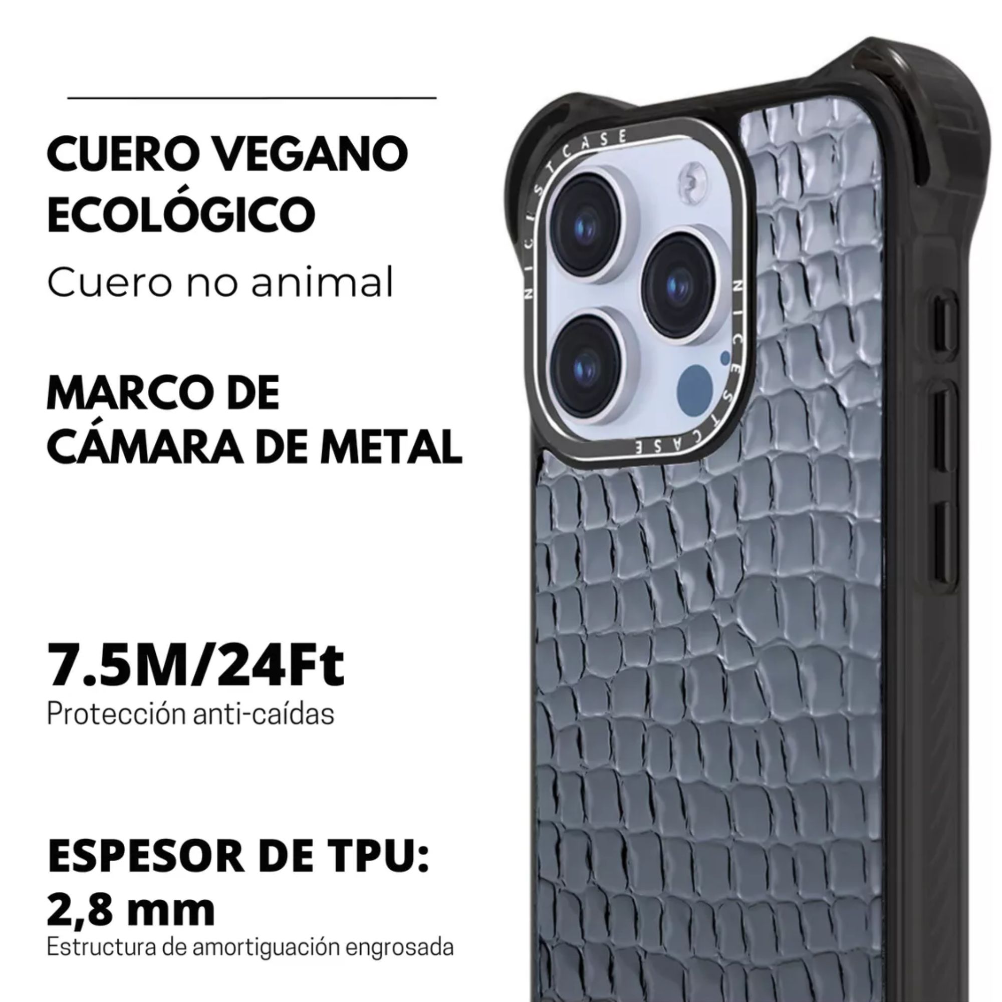 Foto 5 pulgar | Funda Uso Rudo para Iphone Magsafe Ultra Bounce Animal Print 13 y 14
