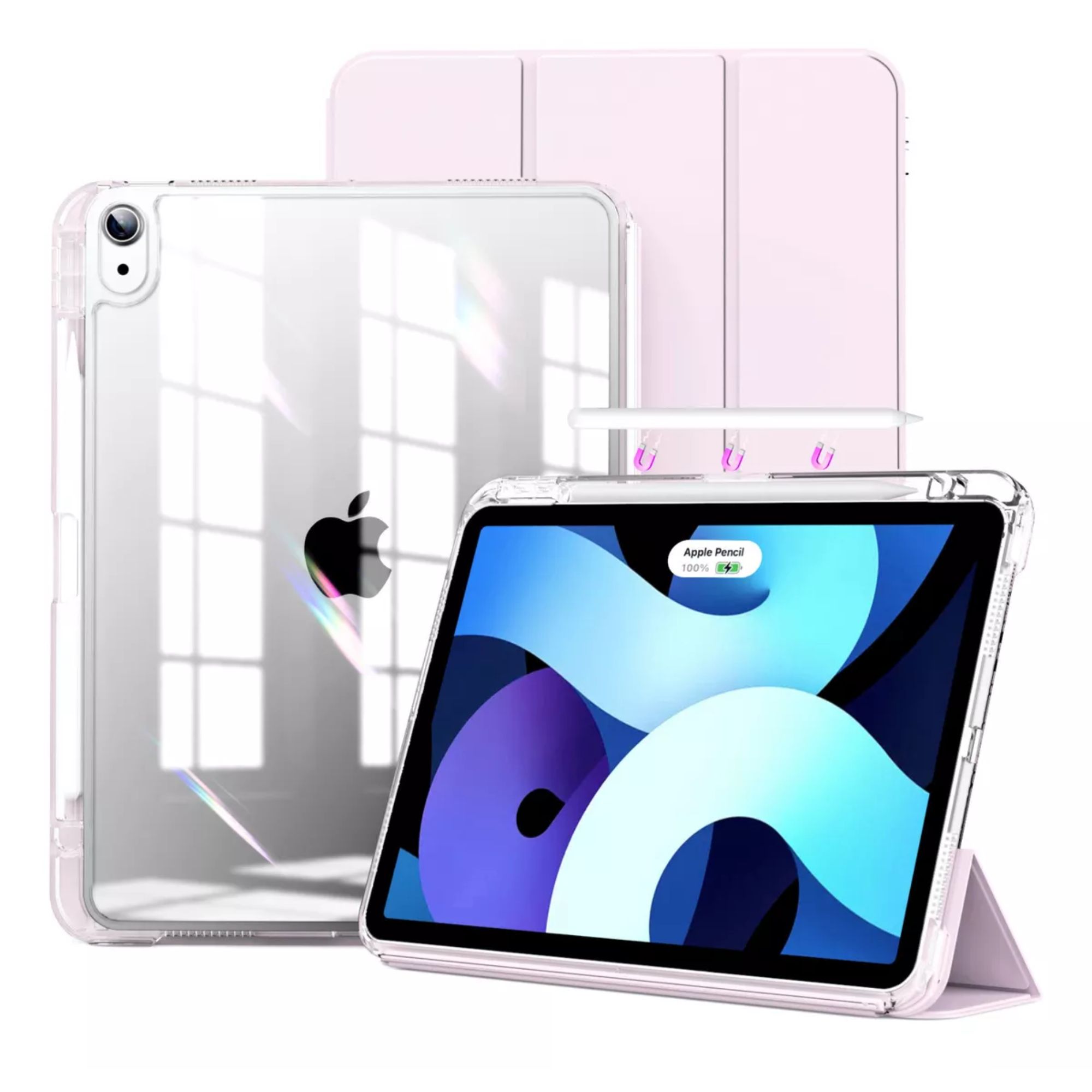 Foto 1 | Funda Para Ipad Pro 12.9 / Air 13 M2 Smart Cover Soporte Color Rosa