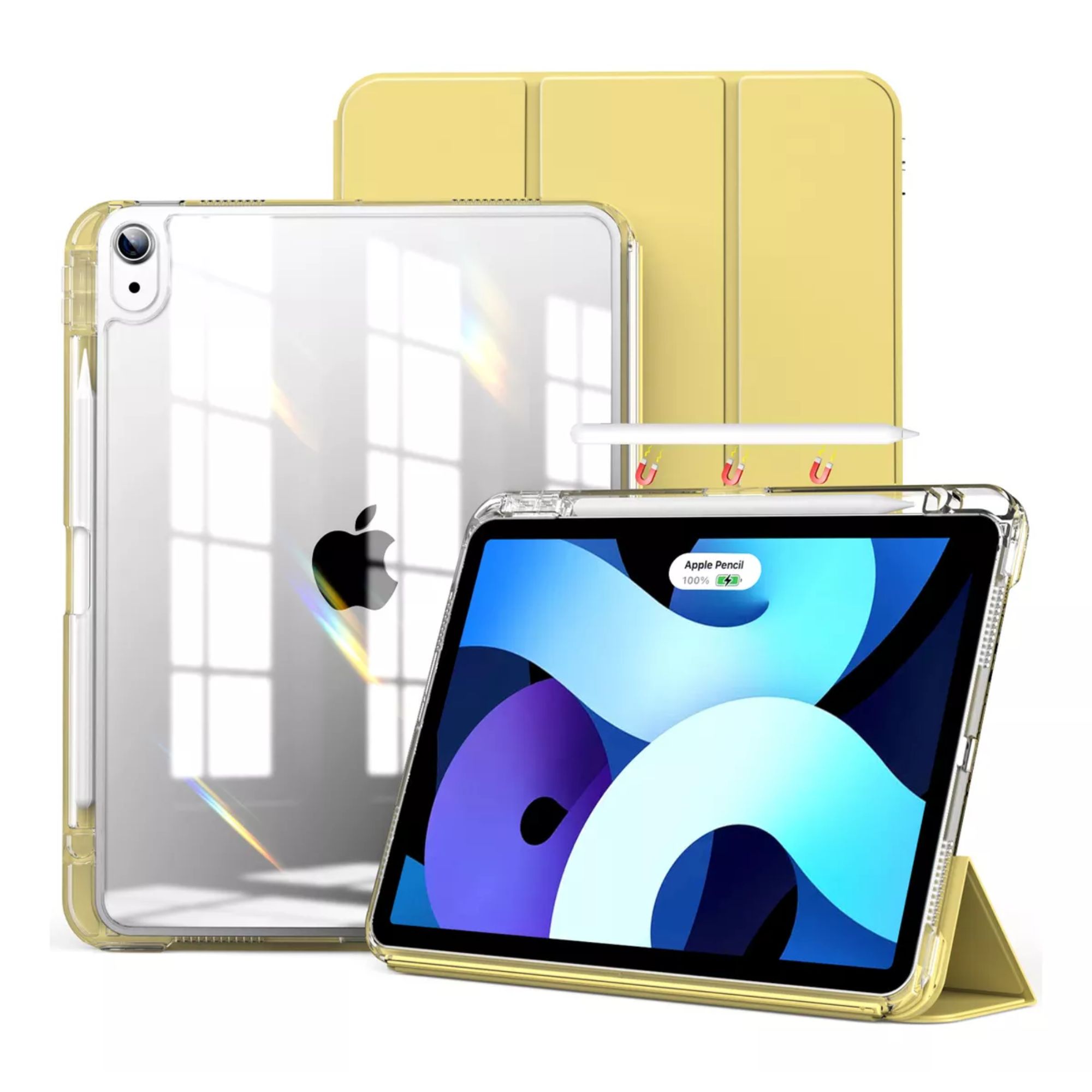 Foto 1 | Funda Para Ipad Pro 13 M4 2024 Smart Cover Soporte Plegable Color Amarillo