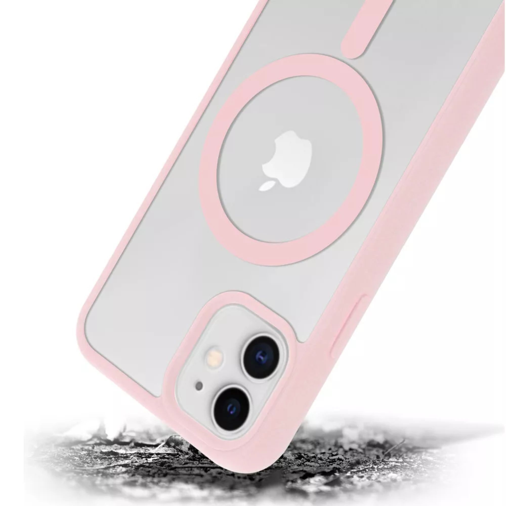 Foto 8 pulgar | Kit Mica Cámara Para Iphone 16 + Funda Case Transparente Para Iphone 16 Pro / Rosa