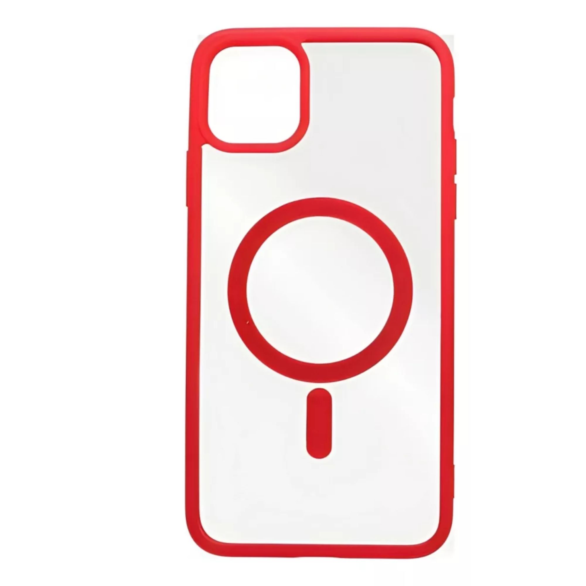 Foto 4 | Kit Mica Cámara + Funda Case Transparente con Rojo para iPhone 16 Pro