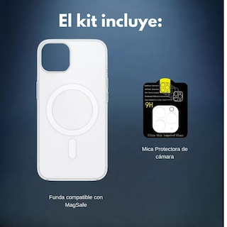 Foto 7 | Kit Mica Cámara para iPhone 16 + Funda Case Transparente para iPhone 16 Pro