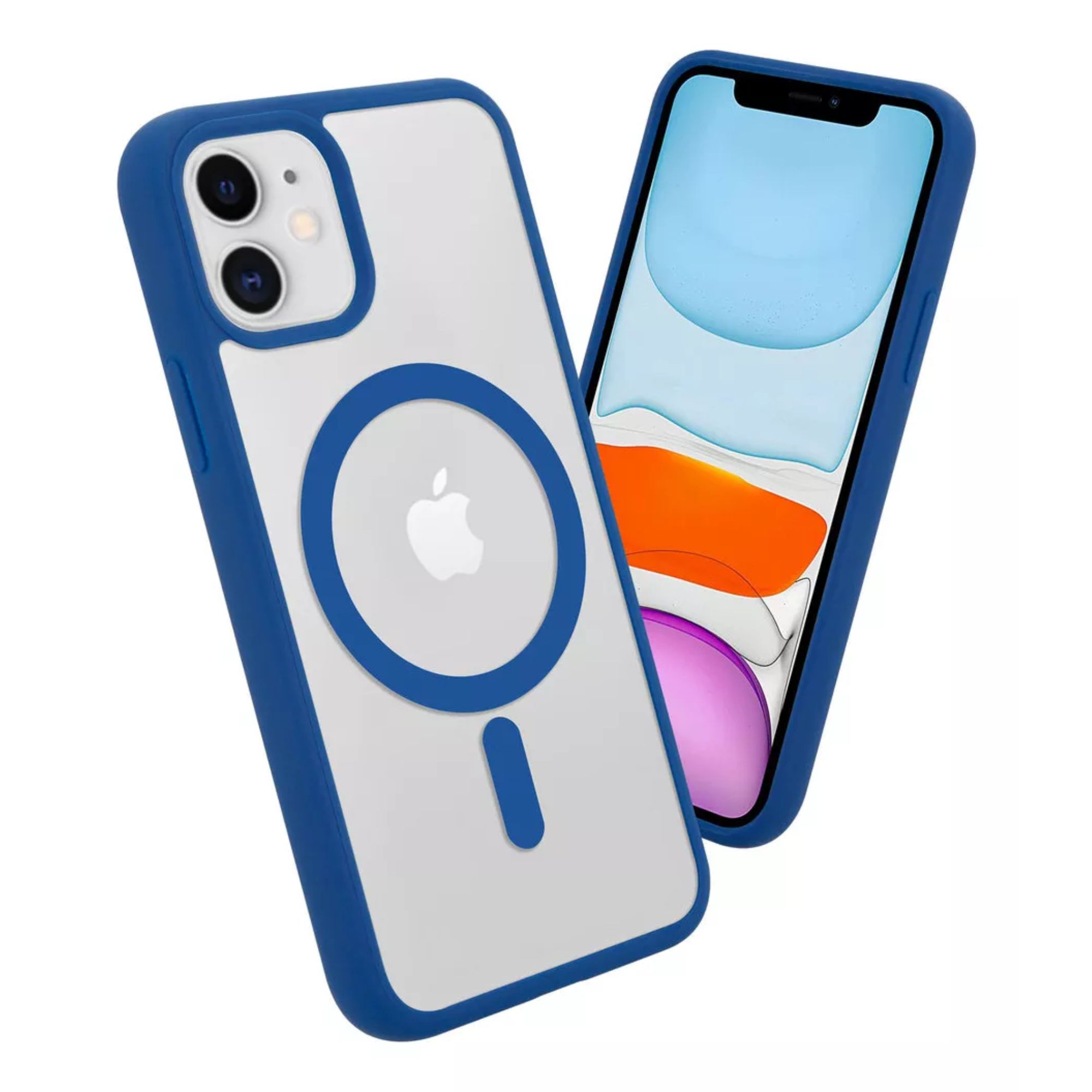 Foto 3 pulgar | Kit Mica Cámara Para Iphone 16 + Funda Case Transparente Para Iphone 16 Pro Max / Azul Navy
