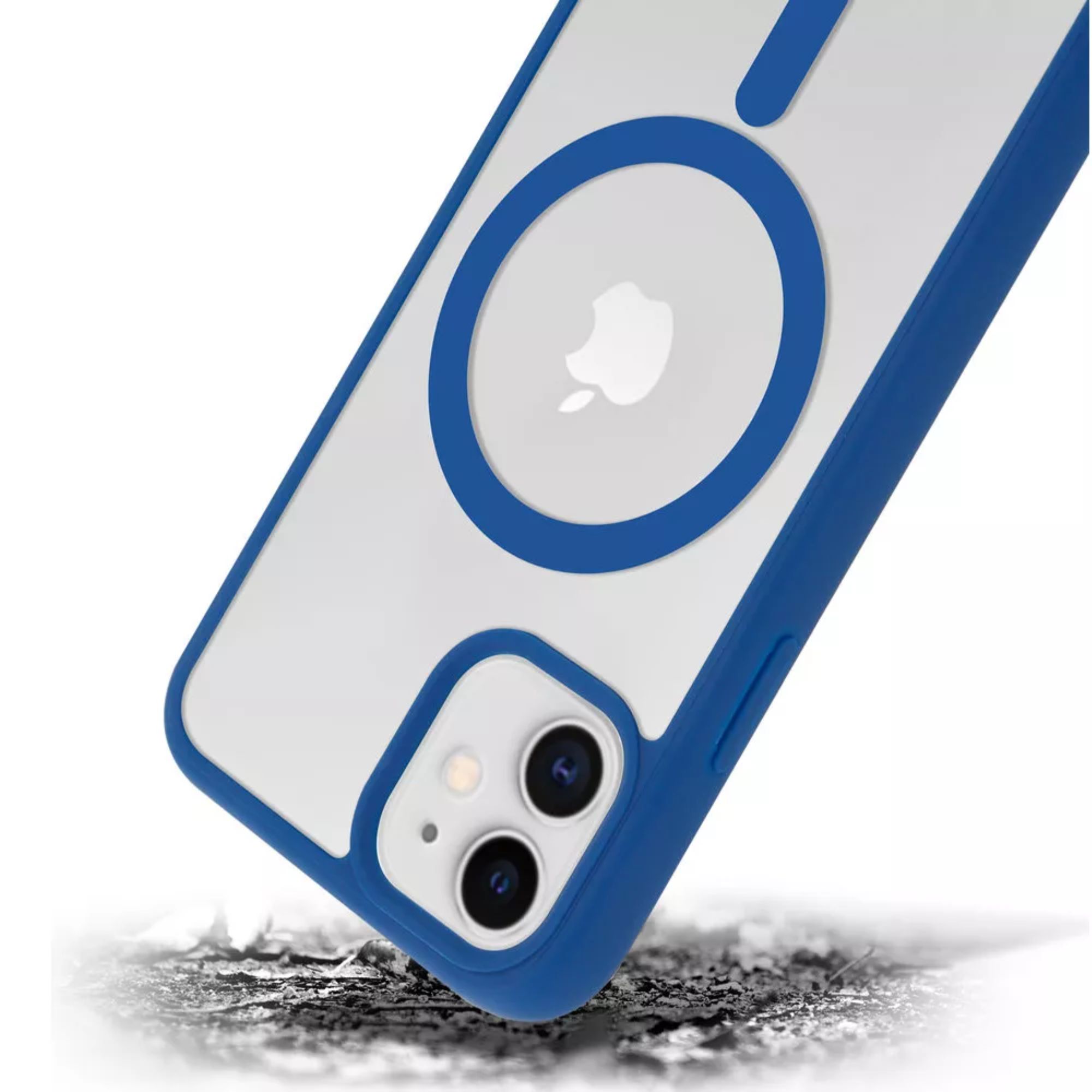 Foto 5 pulgar | Kit Mica Cámara Para Iphone 16 + Funda Case Transparente Para Iphone 16 Pro Max / Azul Navy