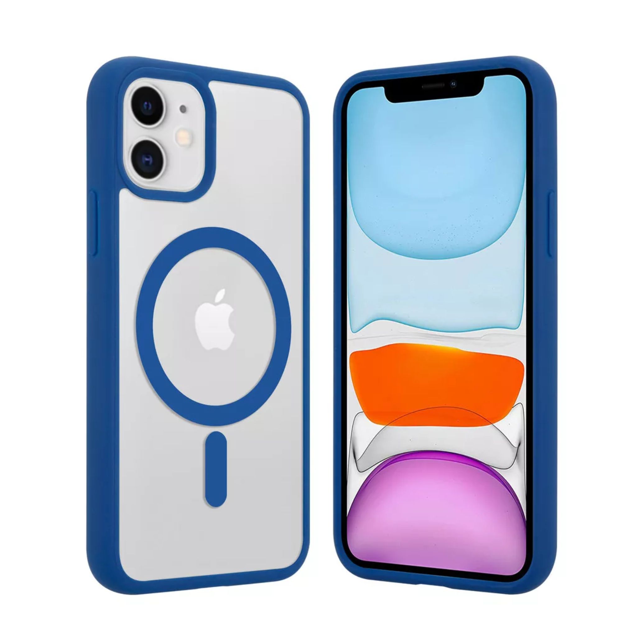 Foto 7 pulgar | Kit Mica Cámara Para Iphone 16 + Funda Case Transparente Para Iphone 16 Pro Max / Azul Navy