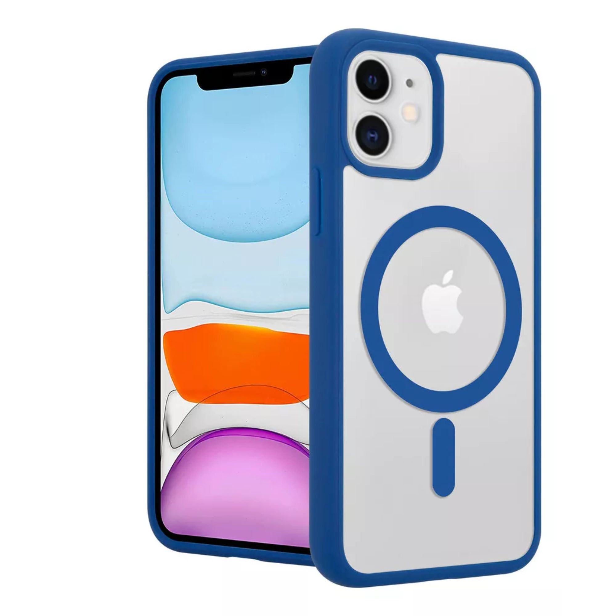 Foto 8 pulgar | Kit Mica Cámara Para Iphone 16 + Funda Case Transparente Para Iphone 16 Pro Max / Azul Navy