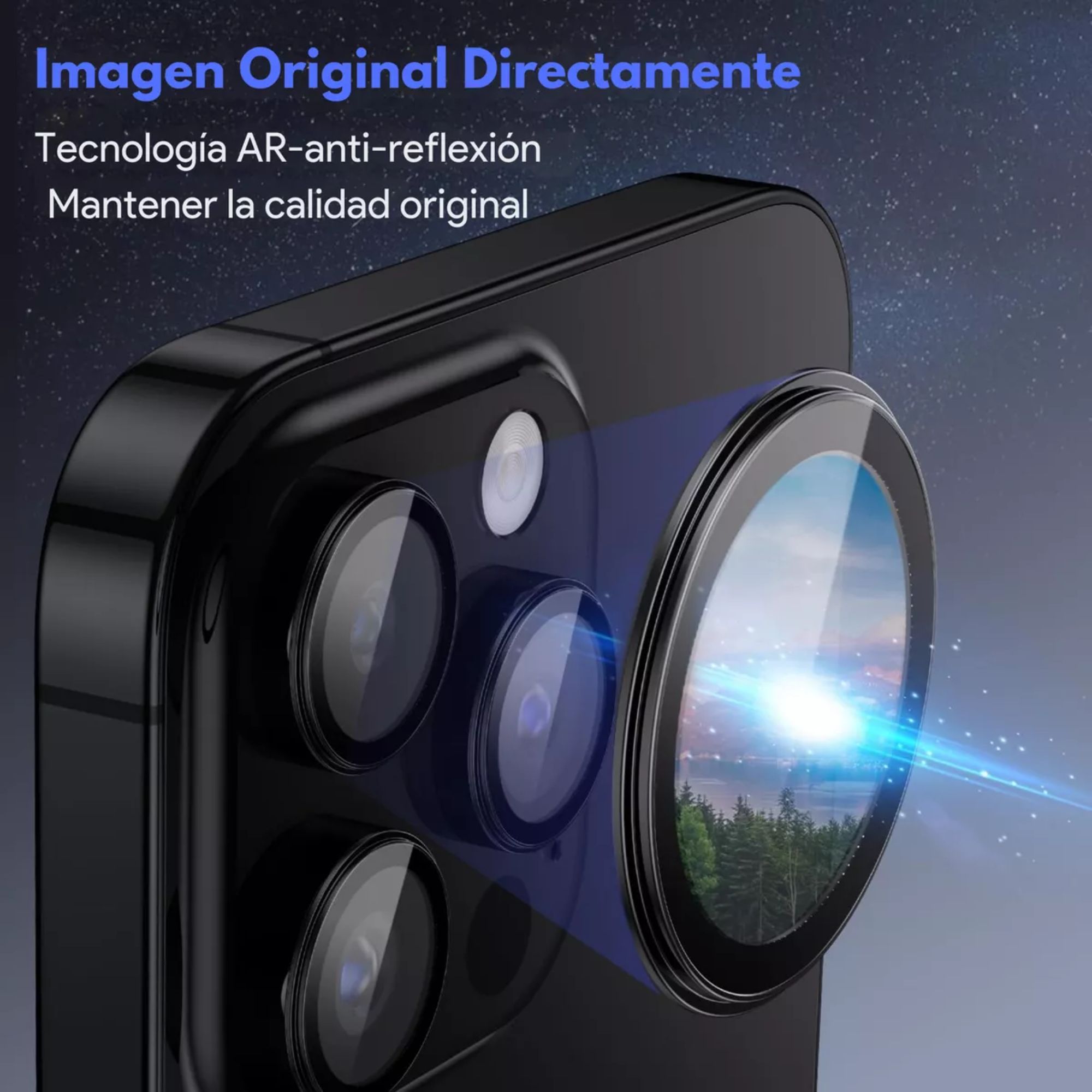 Foto 8 pulgar | Kit Funda + Mica Pantalla + Aros Cámara Para Iphone Magsafe Para Iphone 11 Pro Max / Azul