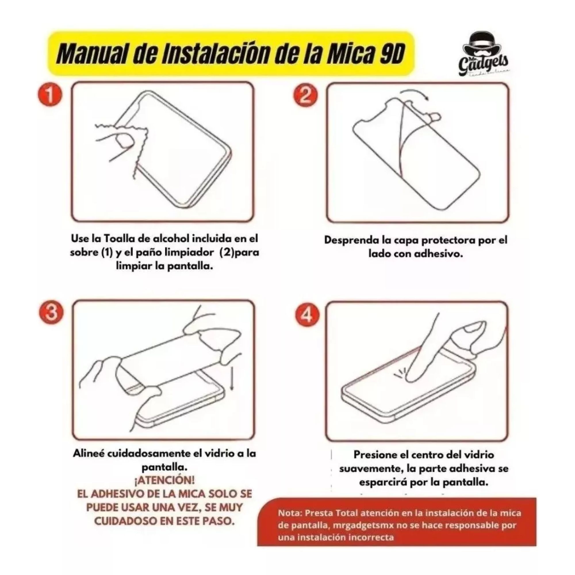 Foto 4 pulgar | Mica Pantalla Cristal Templado 9d Mayoreo 10 Pcs Para Iphone 13 Pro Max/ 14 Plus