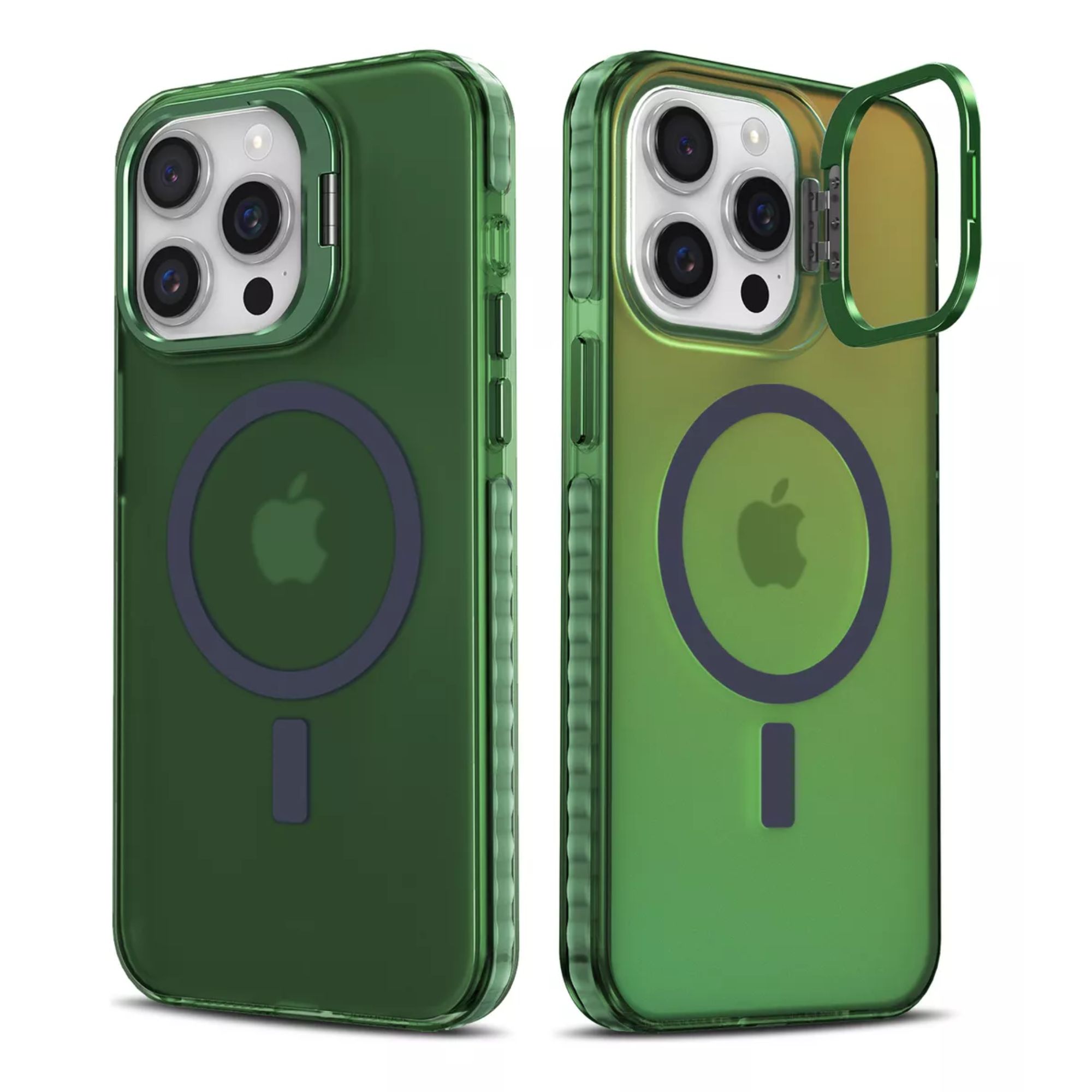 Foto 2 pulgar | Funda Case Tornasol Soporte Premium Para Iphone 16 Magsafe Para Iphone 16 Color Verde