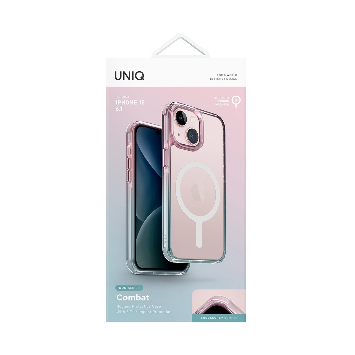 Foto 7 pulgar | Funda Magsafe Uniq para iPhone 15