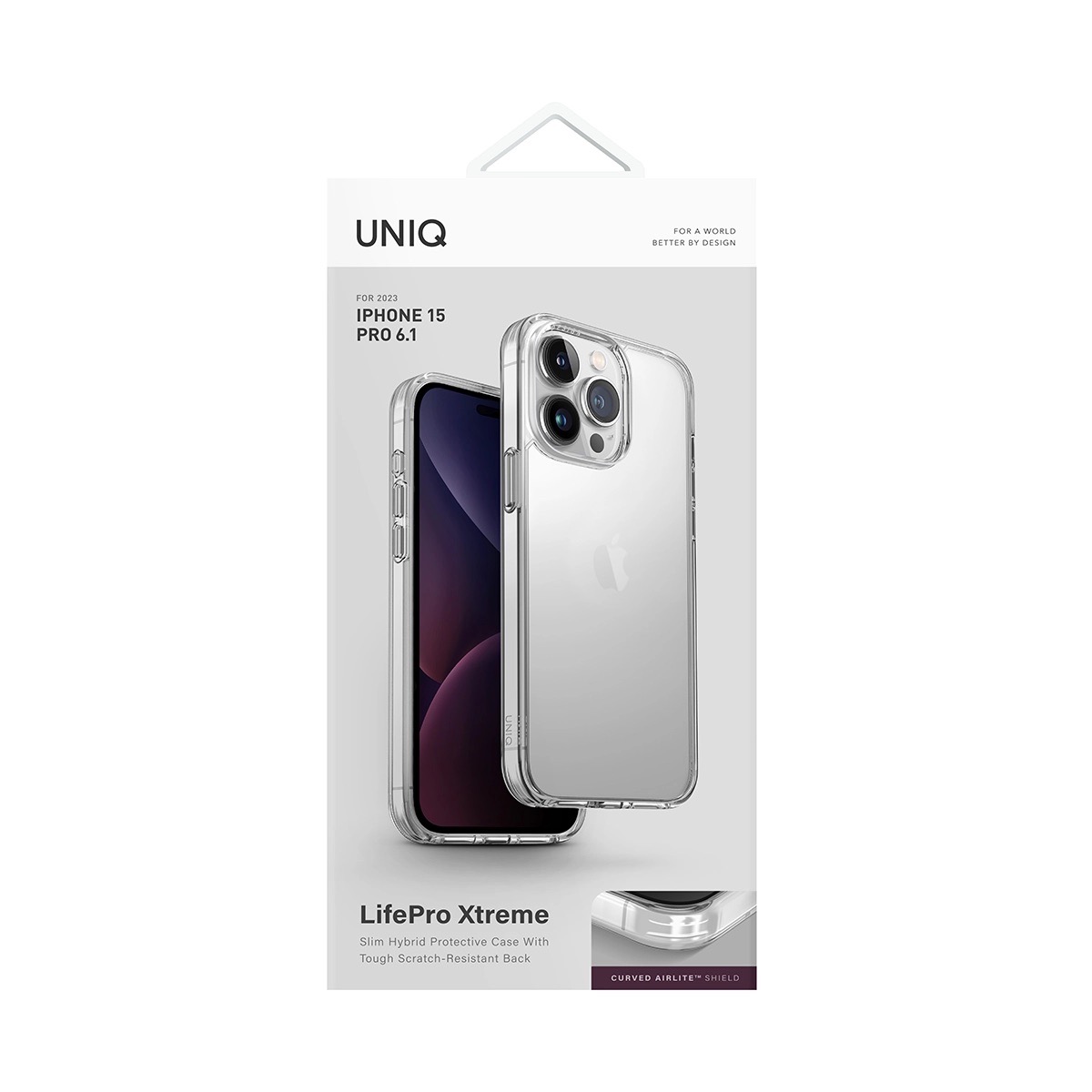 Foto 7 pulgar | Funda Transparente Uniq para iPhone 15 Pro