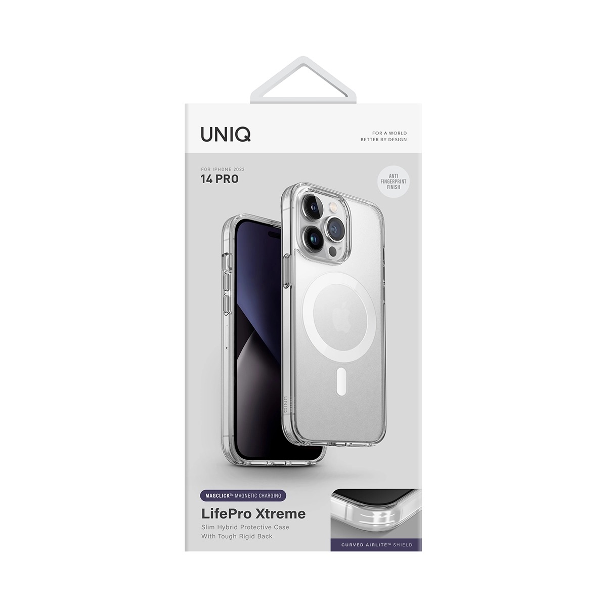 Foto 6 pulgar | Funda Lifepro Xtreme para iPhone 14 Pro Magsafe Transparente Rígida