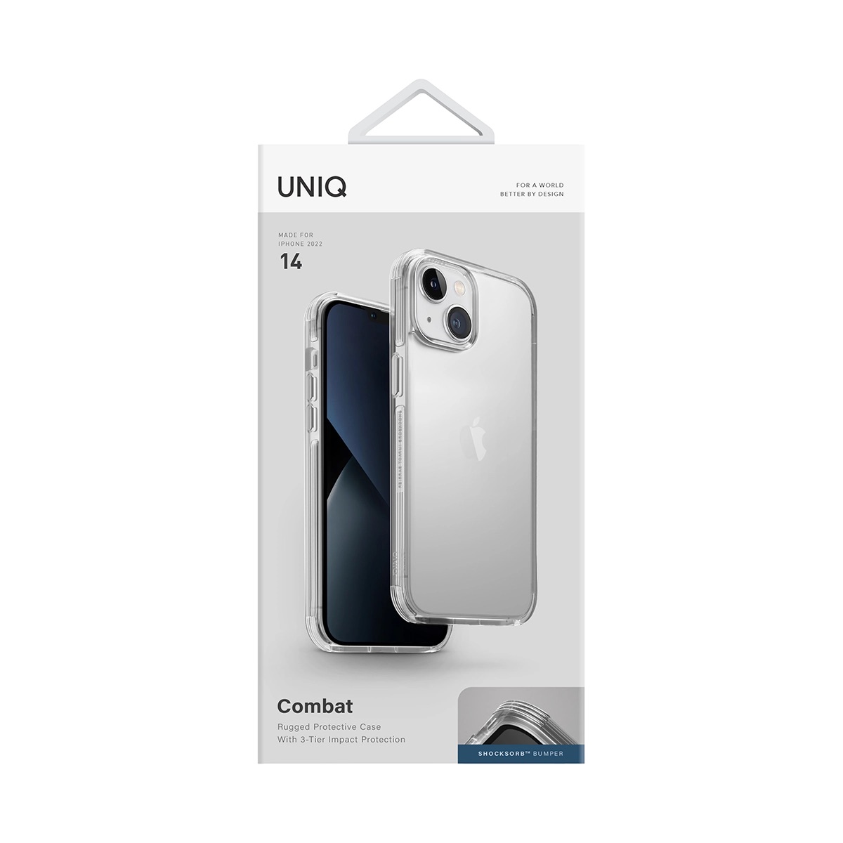 Foto 7 pulgar | Funda Transparente Uniq para iPhone 14