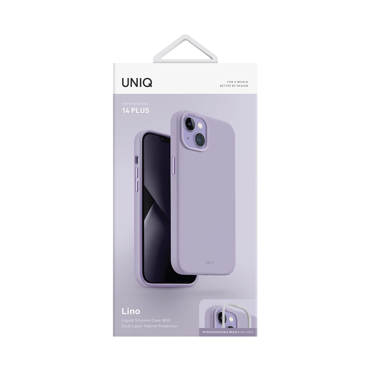Foto 6 pulgar | Funda UNIQ Lino para iPhone 14 Plus Silicón Premium Híbrida