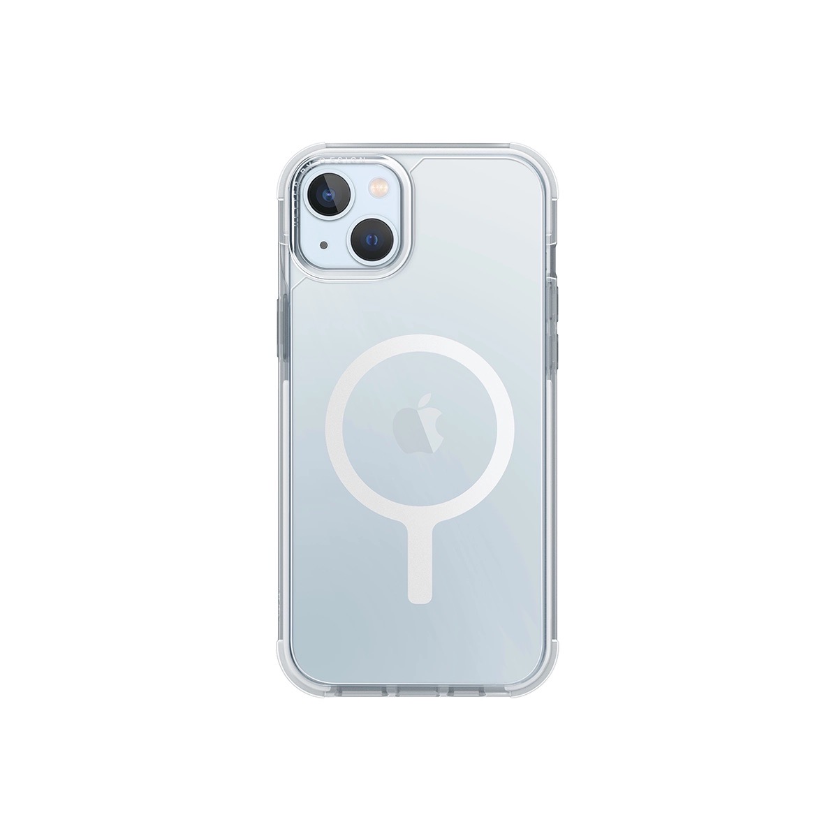 Foto 5 pulgar | Funda Transparente Híbrida para iPhone 15 con Protección Magsafe y Absorción de Impactos