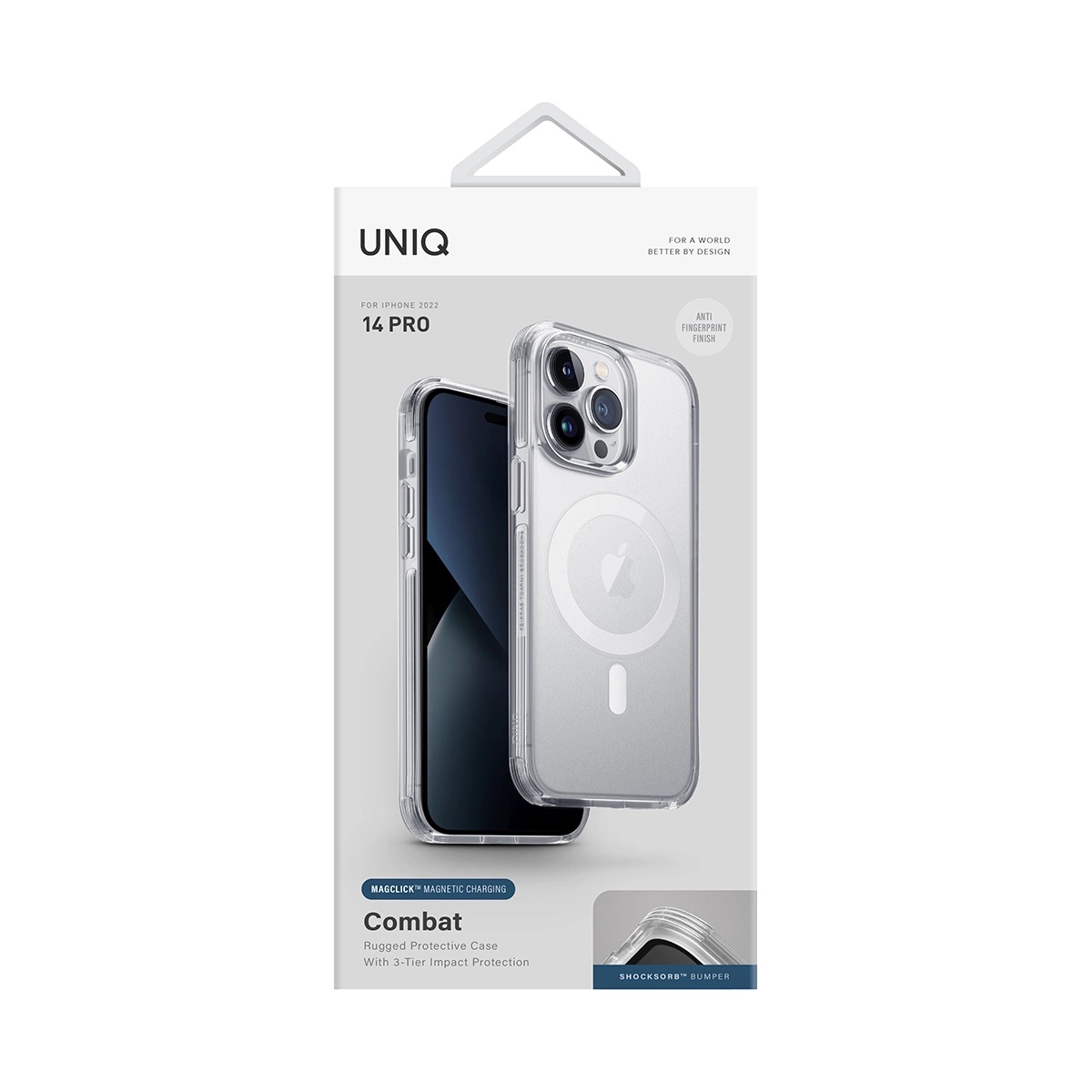 Foto 6 pulgar | Funda UNIQ Combat (MagClick) para iPhone 14 Pro Magsafe Máxima Protección Híbrida