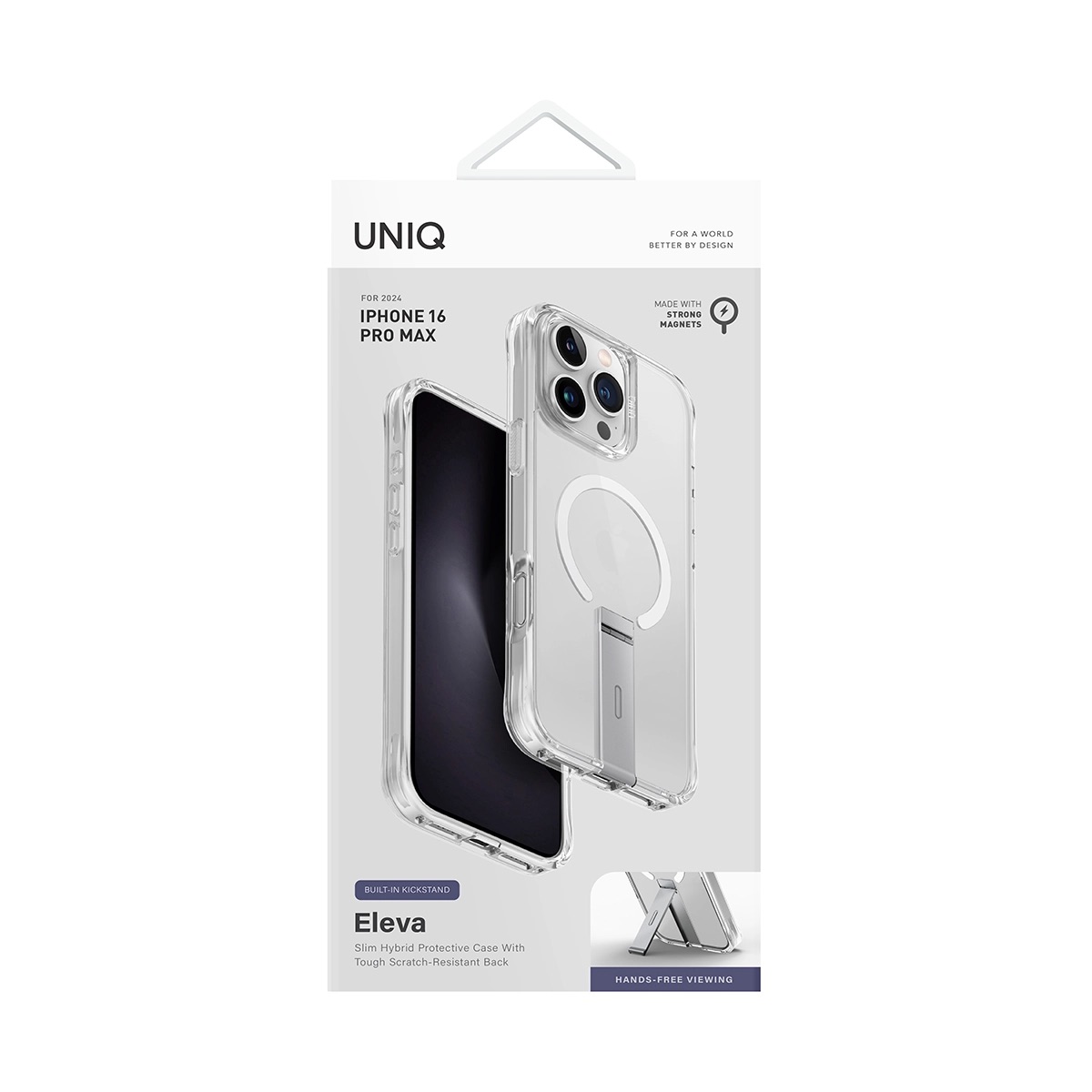 Foto 6 pulgar | Funda Uniq para iPhone 16 Pro Max