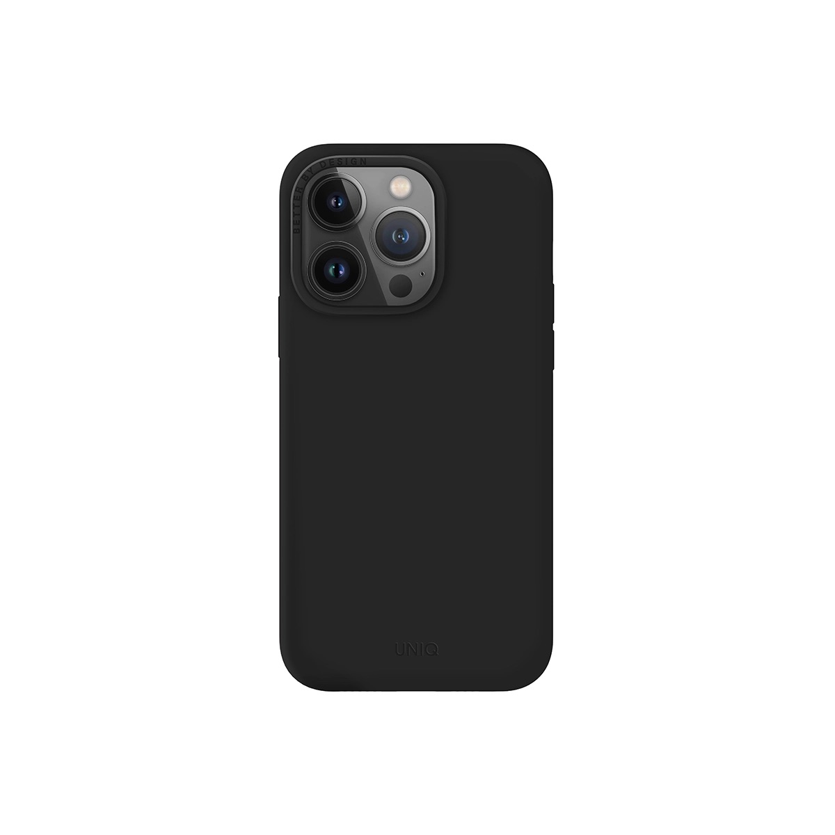 Foto 3 pulgar | Funda UNIQ Lino para iPhone 14 Pro Silicón Premium Híbrida