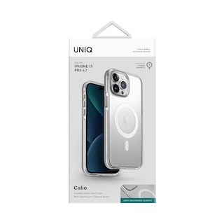 Foto 4 | Funda Calio Transparente Aluminio para iPhone 15 Pro Max
