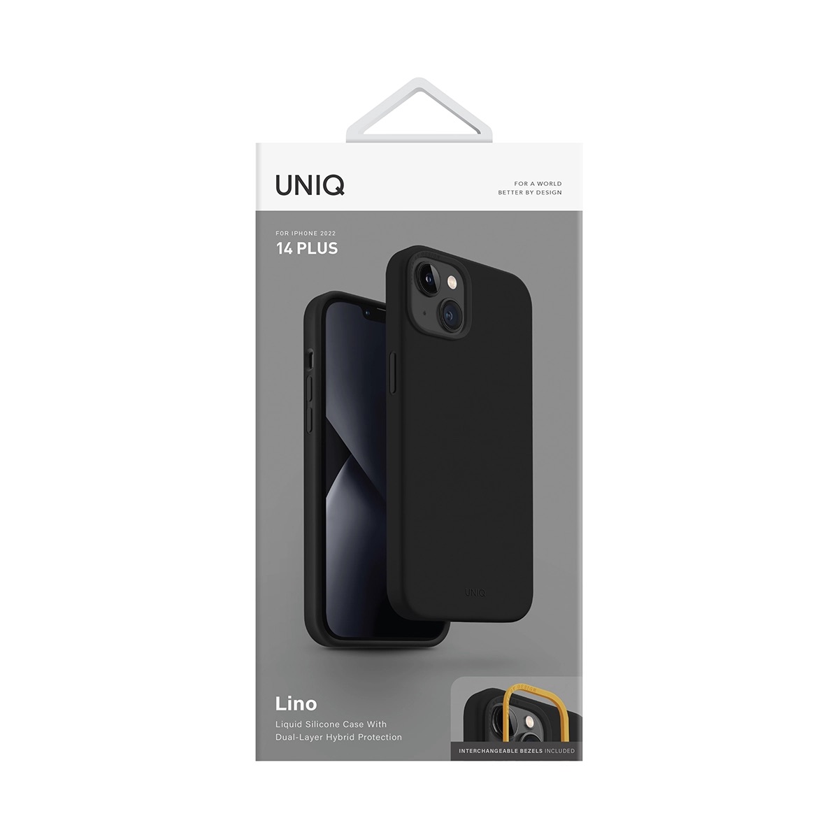 Foto 6 pulgar | Funda UNIQ Lino para iPhone 14 Plus Silicón Premium Híbrida
