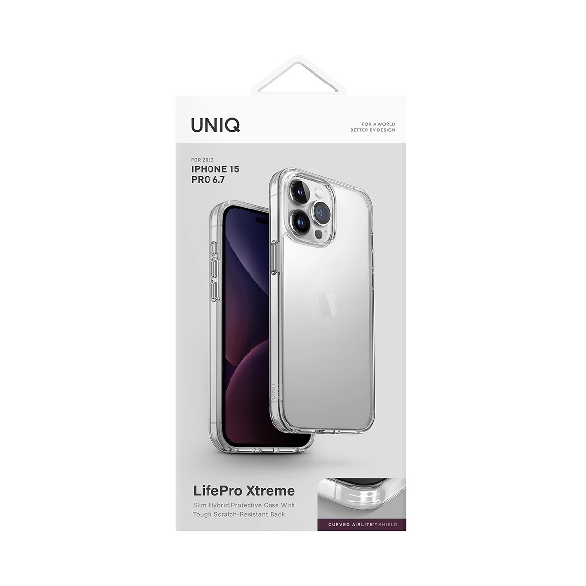 Foto 6 pulgar | Funda para iPhone 15 Plus Transparente Máxima Protección Rígida