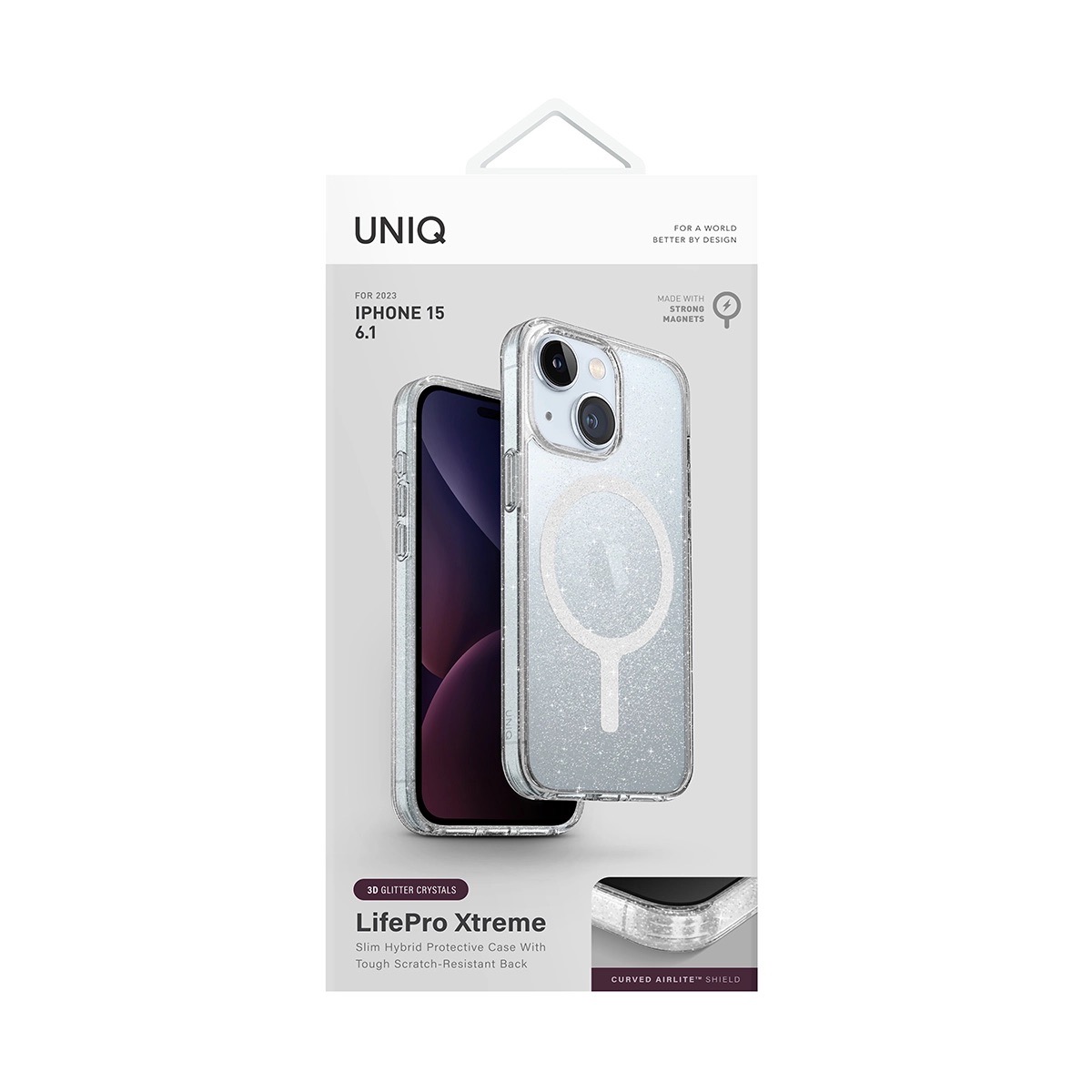 Foto 6 pulgar | Funda para iPhone 15 Magsafe Transparente Rígida