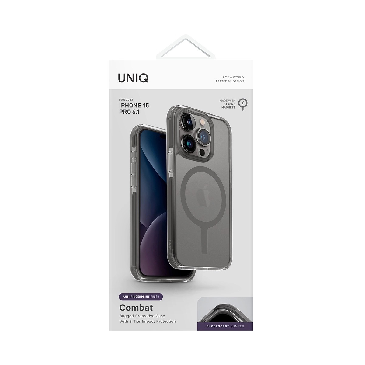 Foto 7 pulgar | Funda para iPhone 15 Pro Magsafe Máxima Protección Transparente Híbrida