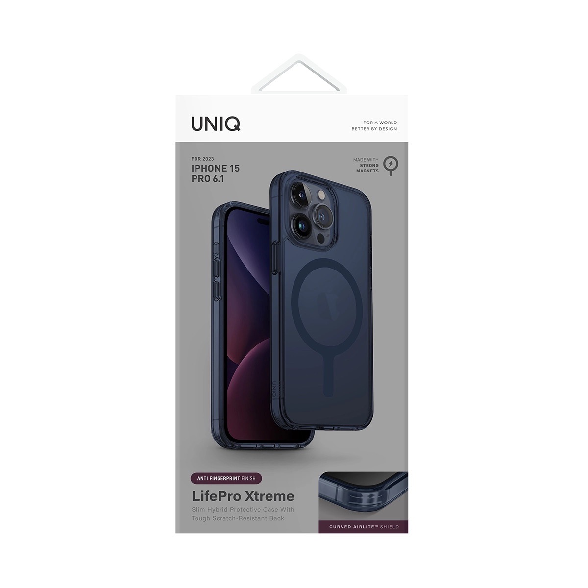 Foto 7 pulgar | Funda para iPhone 15 Pro Magsafe Transparente Rígida