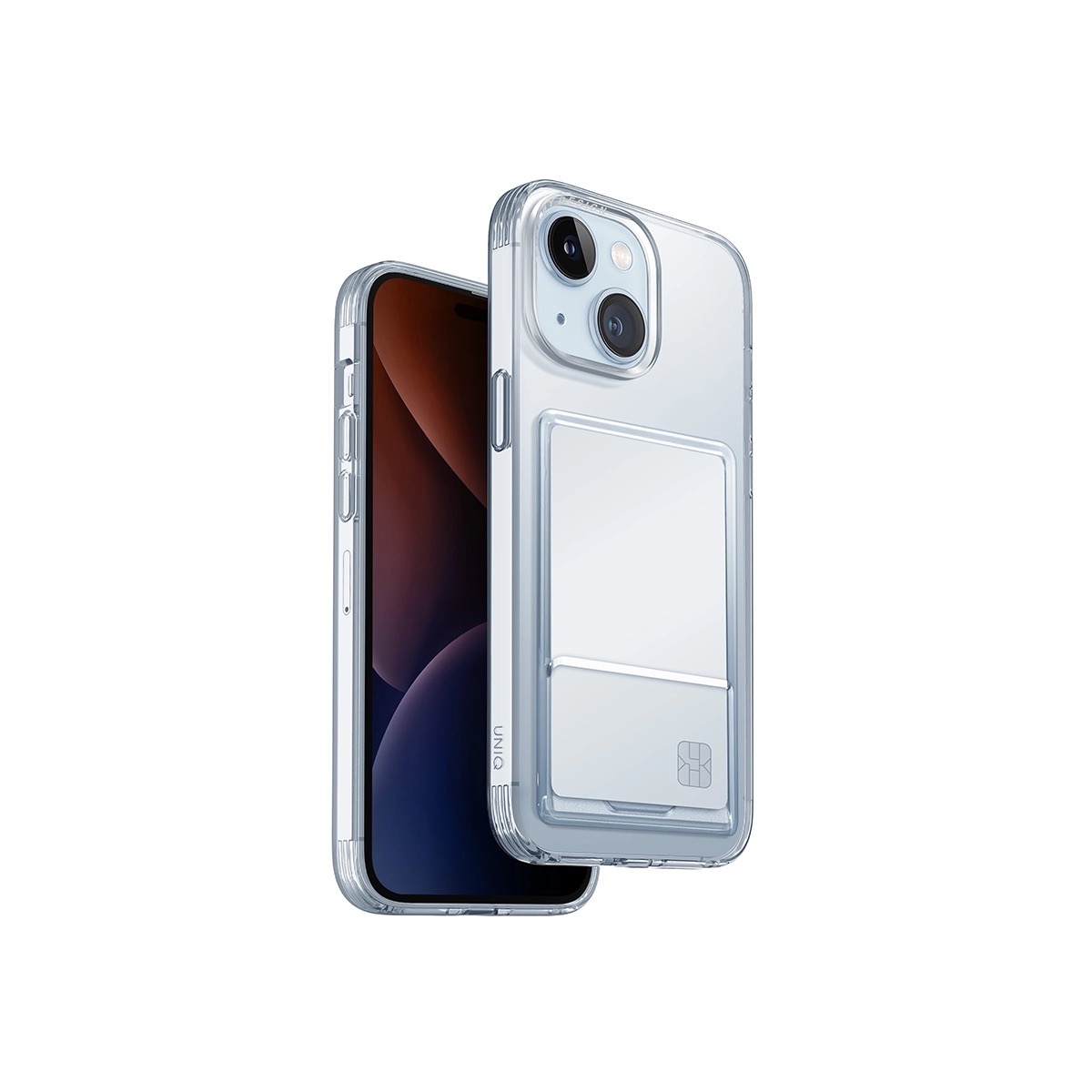 Foto 2 pulgar | Funda para iPhone 15 Transparente con Tarjetero