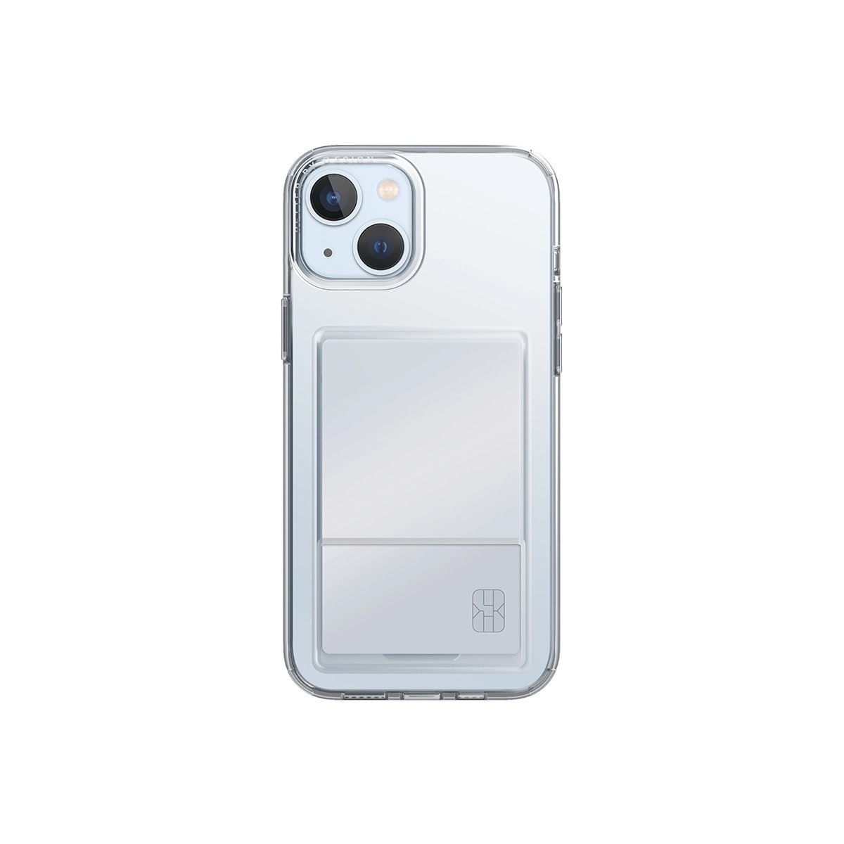 Foto 3 pulgar | Funda para iPhone 15 Transparente con Tarjetero