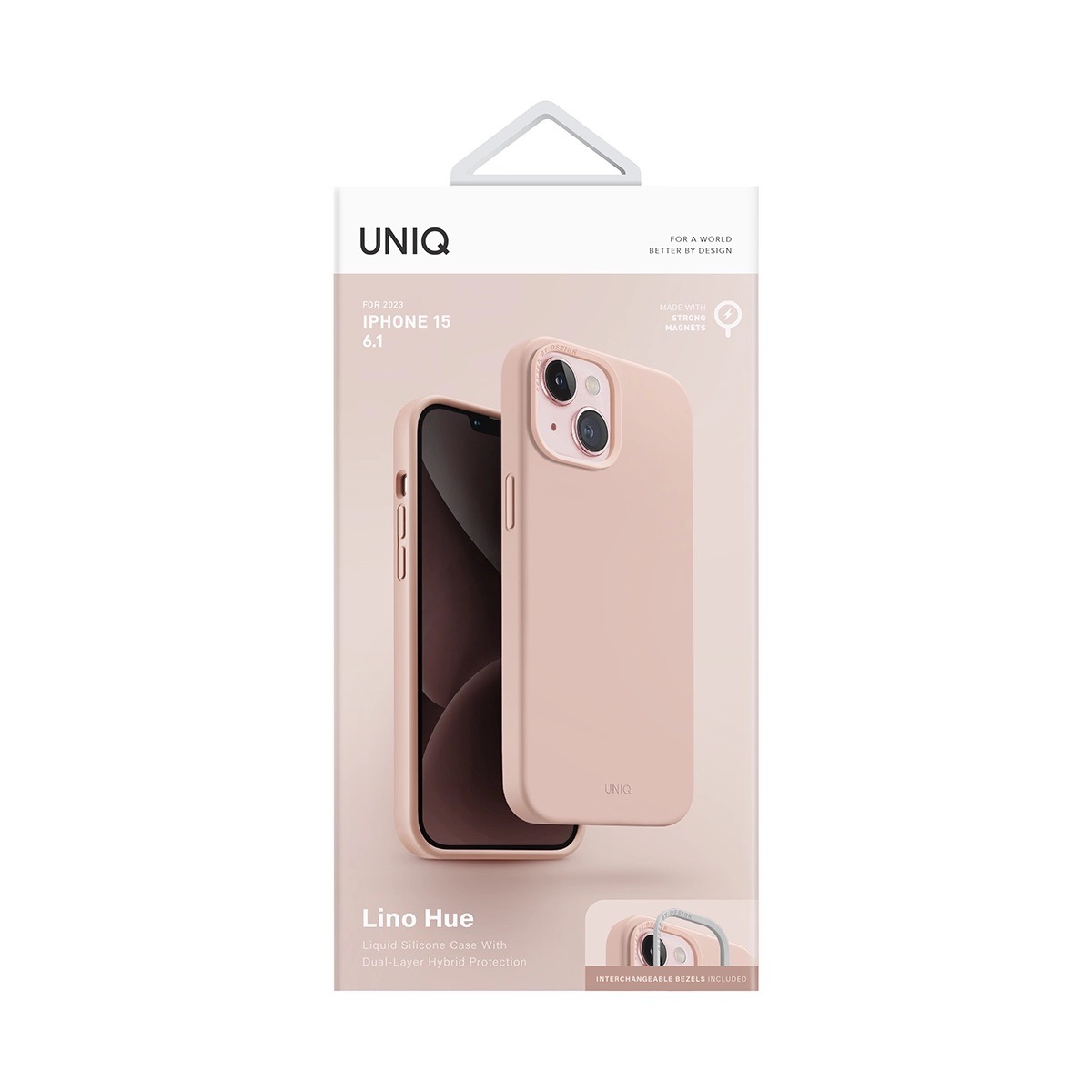 Foto 6 pulgar | Funda para iPhone 15 Magsafe Silicón Premium Híbrida