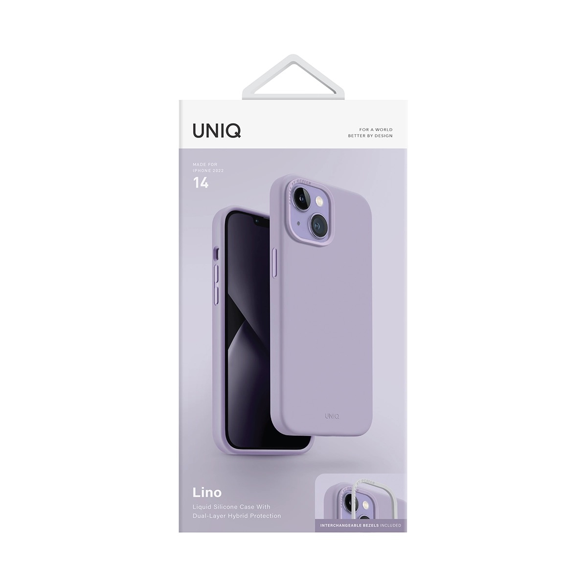 Foto 6 pulgar | Funda Para Iphone 14 Lavanda Lino De Uniq