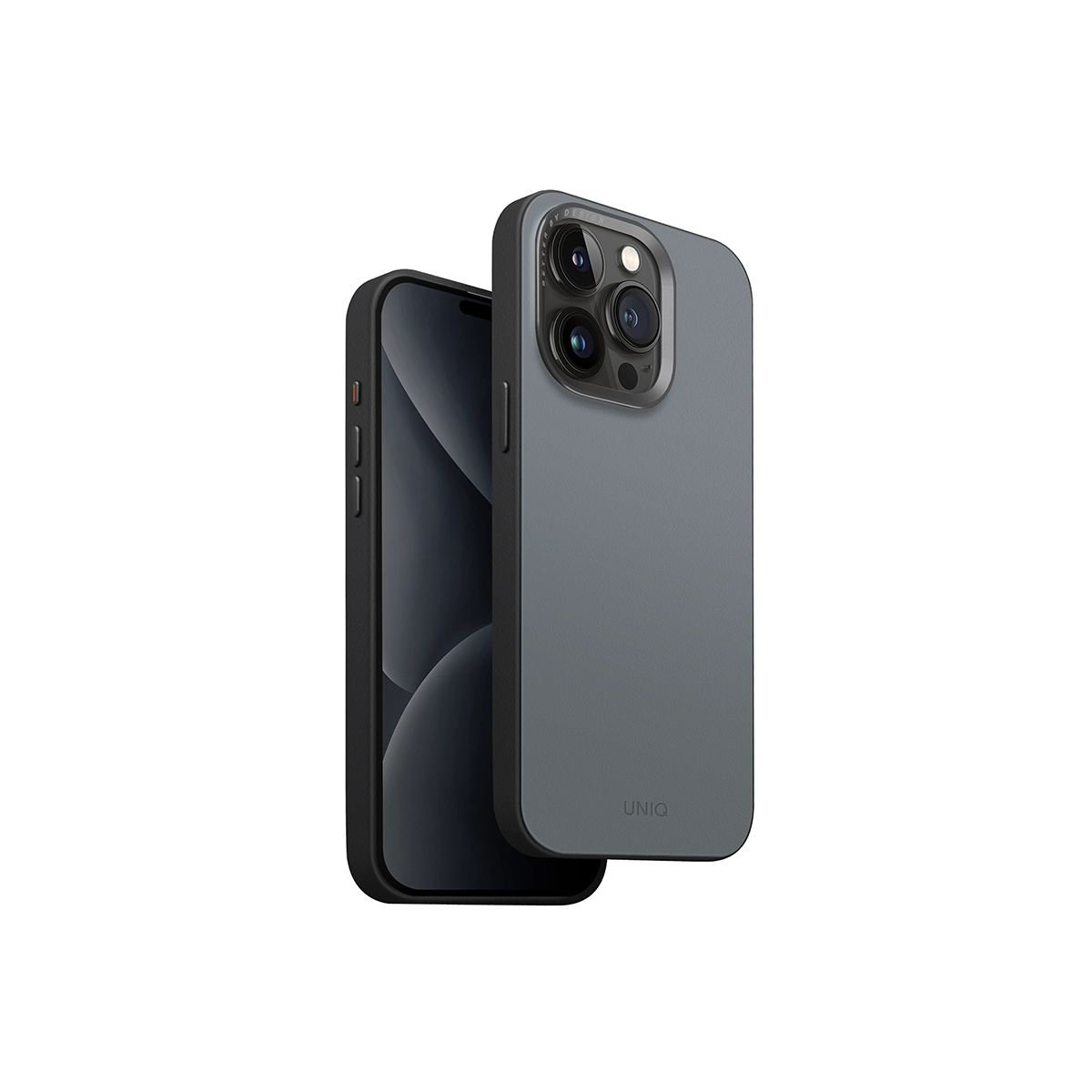 Foto 2 pulgar | Funda Para Iphone 15 Pro Max Azul Lavado | Negro Lyden Duo (magclick™) De Uniq