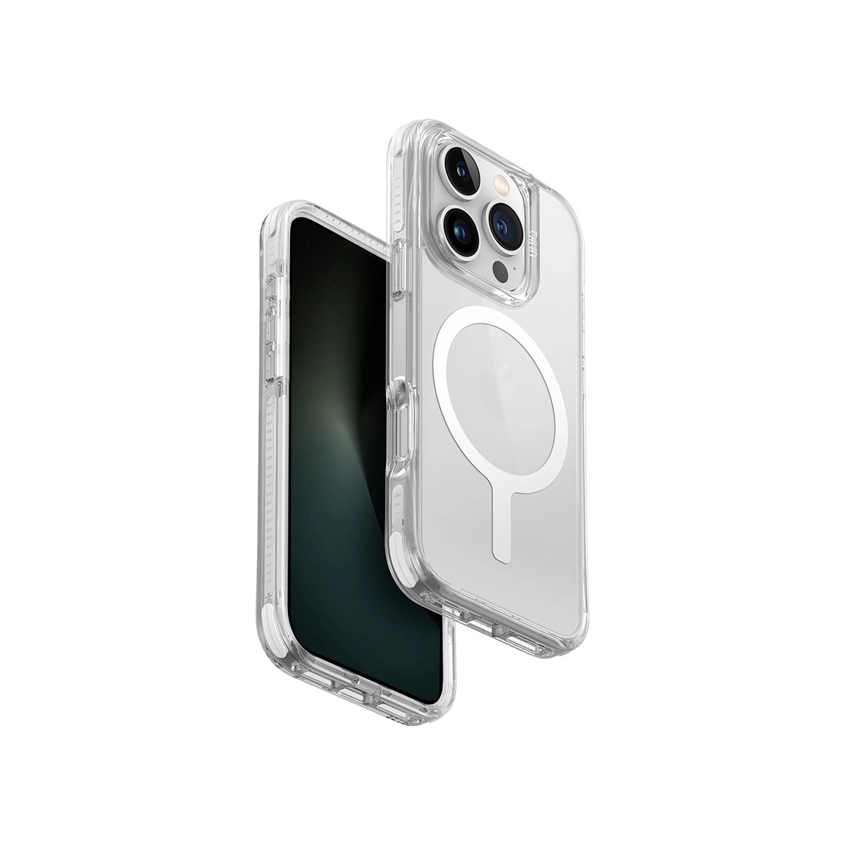 Foto 2 pulgar | Funda Para Iphone 16 Pro Verde Lima | Blanco Combat (magclick™) De Uniq