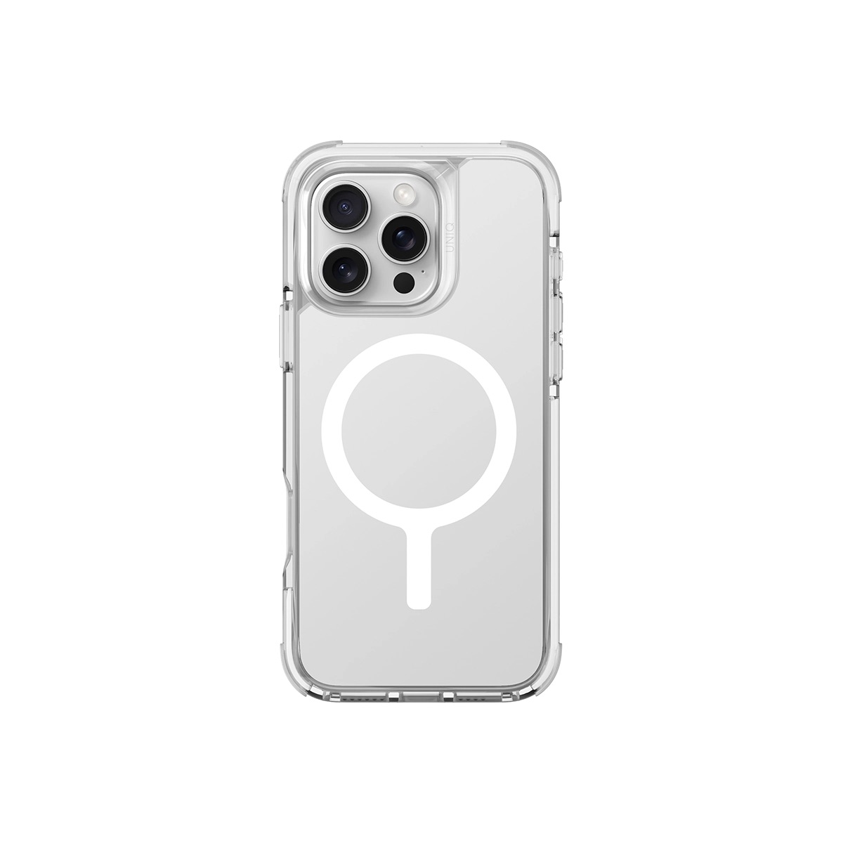 Foto 3 pulgar | Funda Para Iphone 16 Pro Verde Lima | Blanco Combat (magclick™) De Uniq
