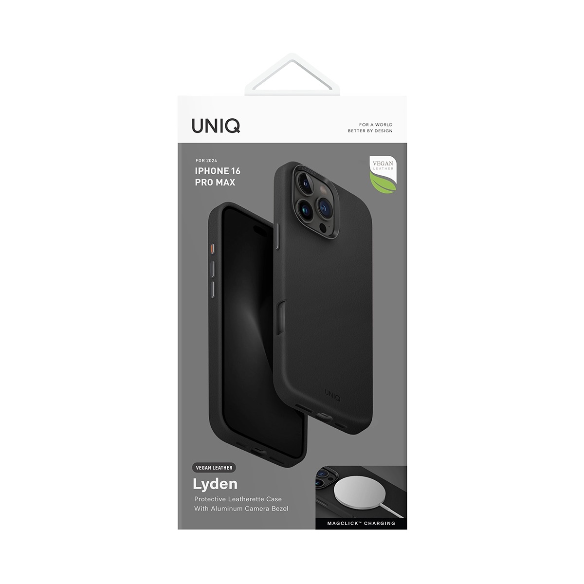 Foto 6 pulgar | Funda Para Iphone 16 Pro Max Negro Lyden (magclick™) De Uniq