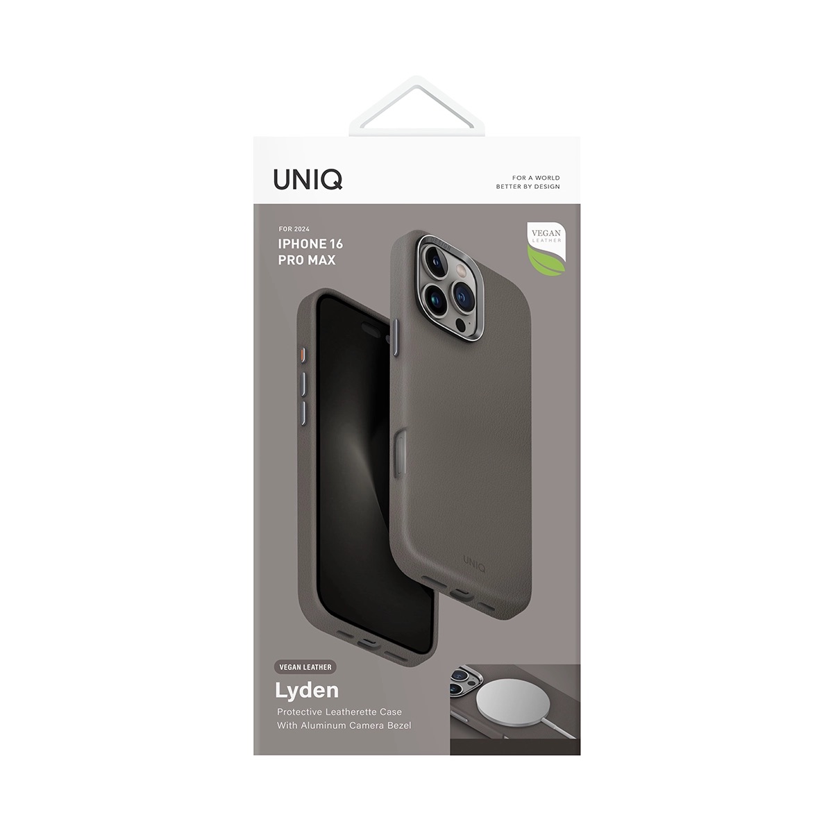 Foto 5 pulgar | Funda Para Iphone 16 Pro Max Gris Lyden (magclick™) De Uniq