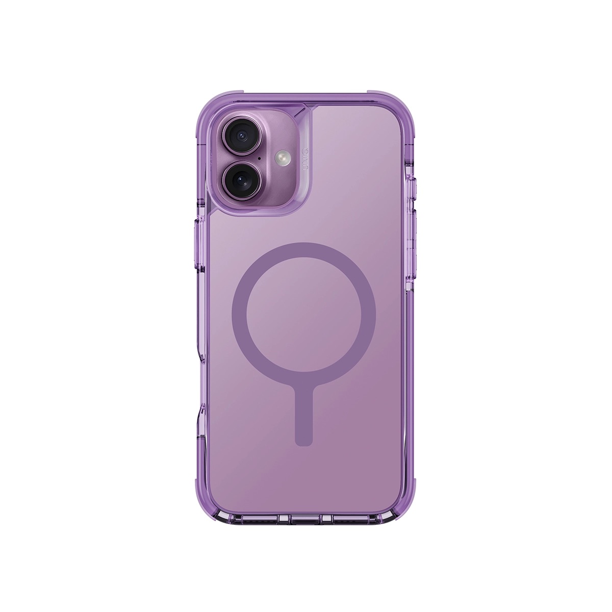 Foto 3 pulgar | Funda Para Iphone 16 Plus Rosa Uva Combat (magclick™) De Uniq