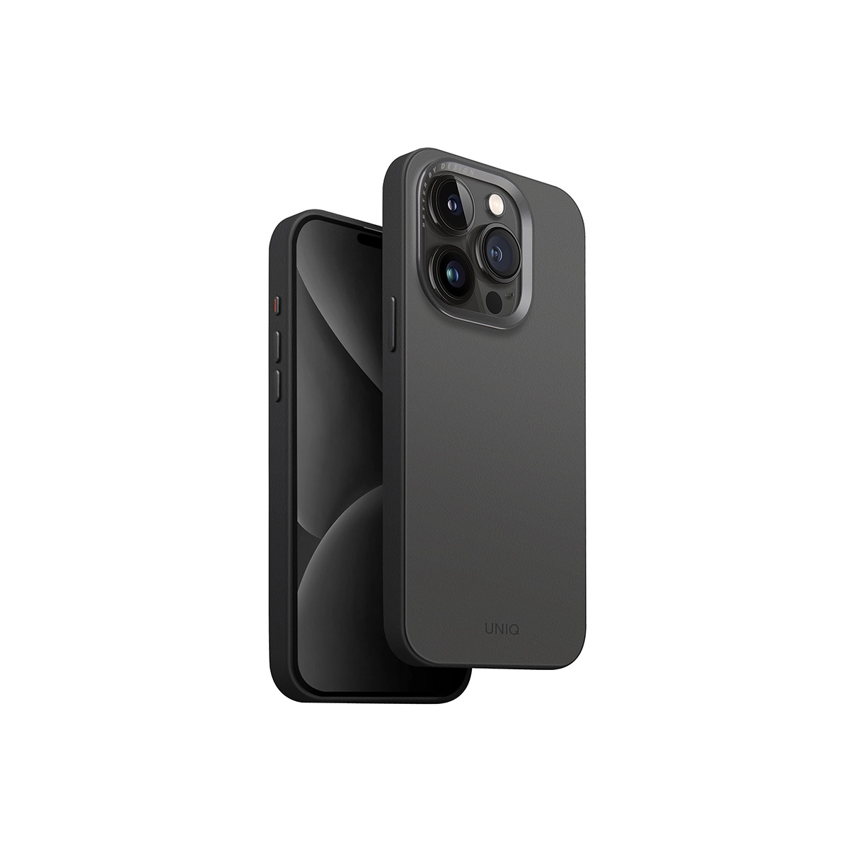 Funda Para Iphone 15 Pro Gris Oscuro | Negro Lyden Duo (magclick™) De Uniq