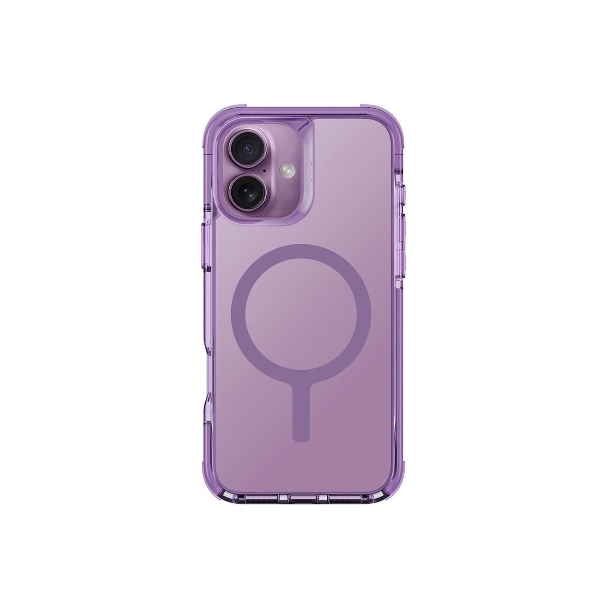 Foto 3 pulgar | Funda Para Iphone 16 Rosa Uva Combat (magclick™) De Uniq
