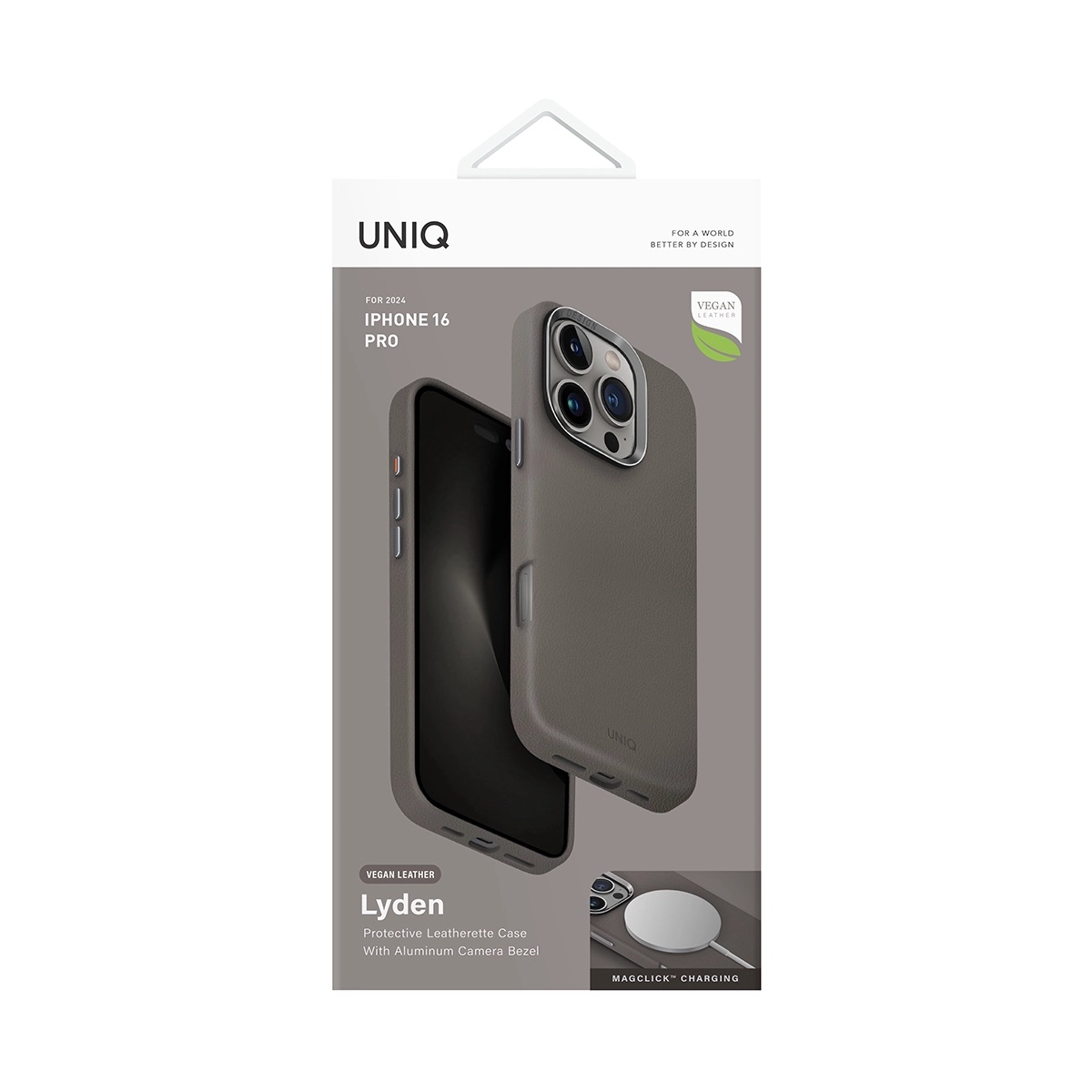 Foto 5 pulgar | Funda Para Iphone 16 Pro Gris Lyden (magclick™) De Uniq