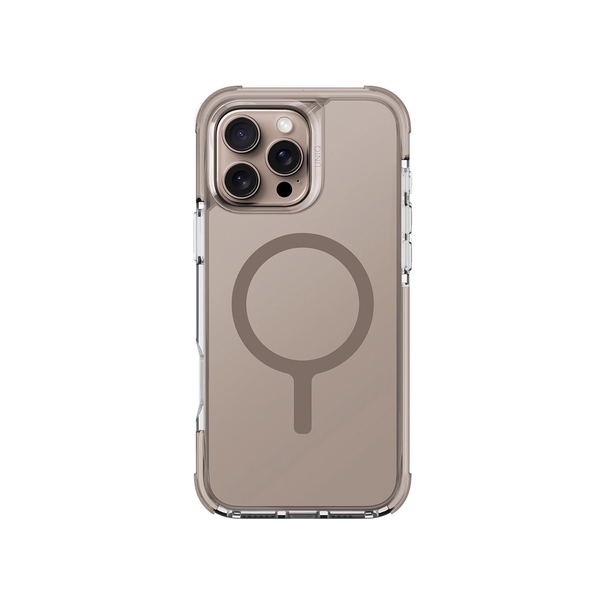 Foto 3 pulgar | Funda Para Iphone 16 Pro Max Taupe Dorado Combat (magclick™) De Uniq