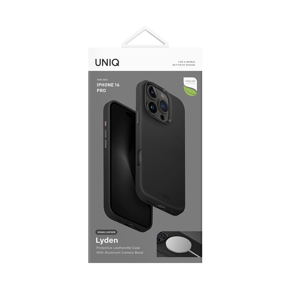 Foto 6 pulgar | Funda Para Iphone 16 Pro Negro Lyden (magclick™) De Uniq