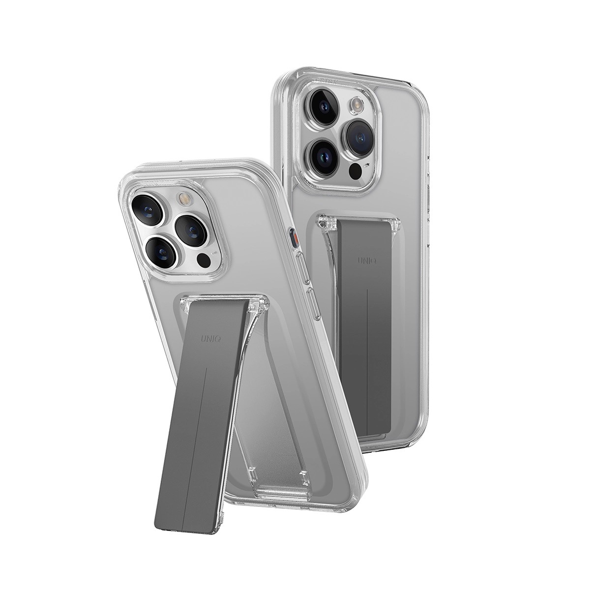 Foto 2 pulgar | Funda Para Iphone 15 Pro Transparente Heldro Mount+ De Uniq