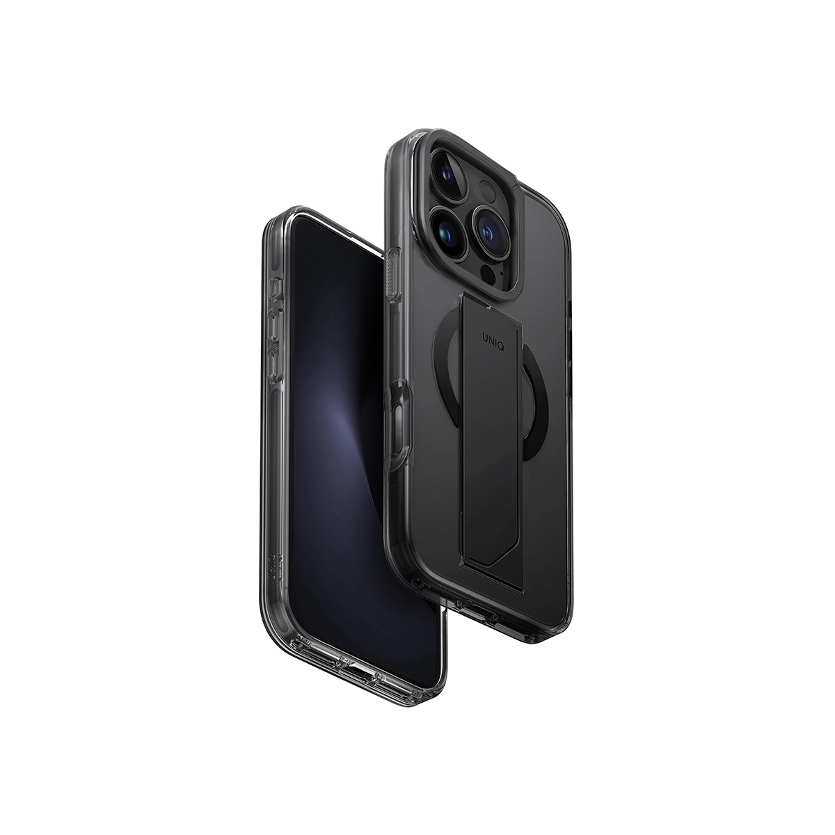 Foto 2 pulgar | Funda Para Iphone 16 Pro Humo Heldro Max (magclick™) De Uniq