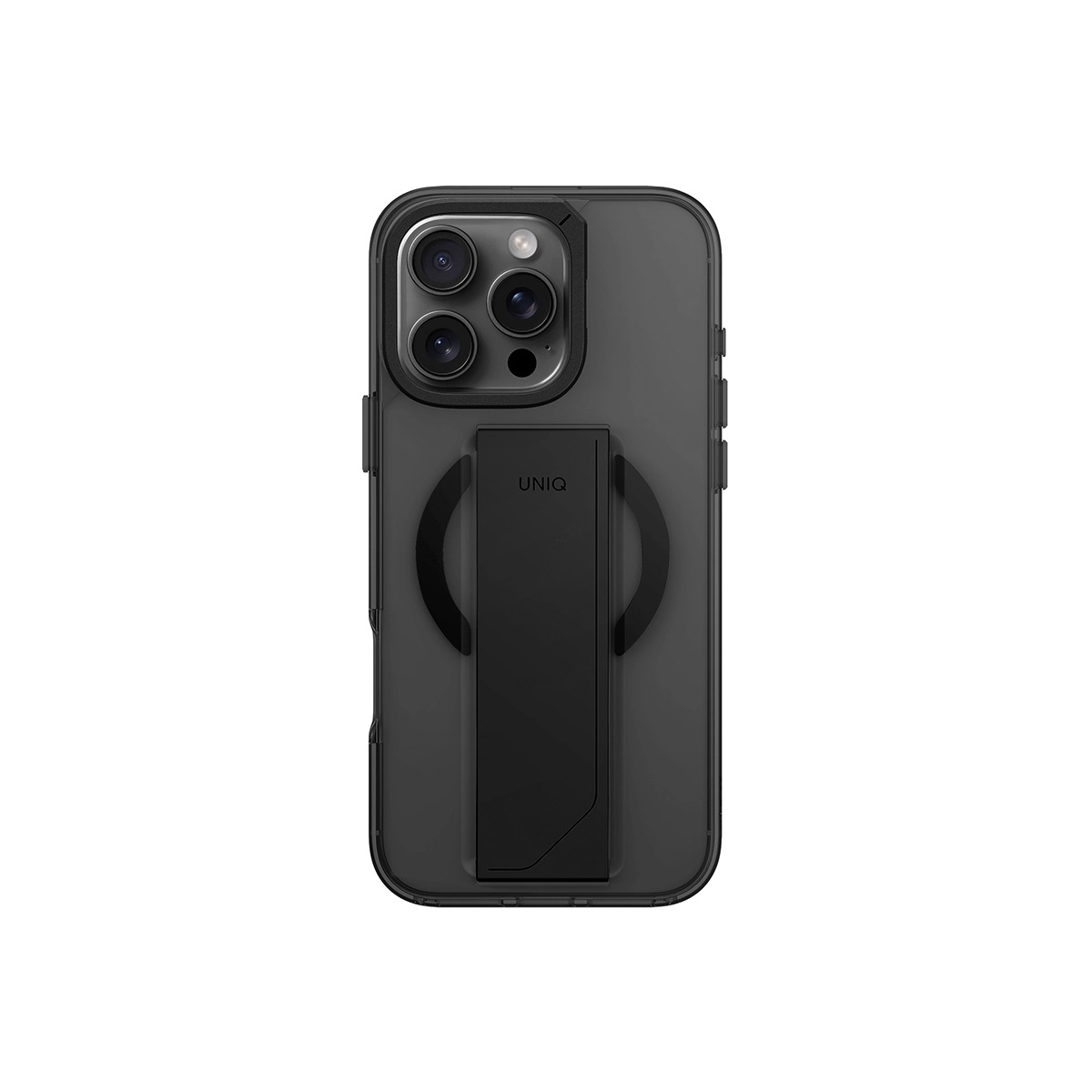 Foto 3 pulgar | Funda Para Iphone 16 Pro Humo Heldro Max (magclick™) De Uniq