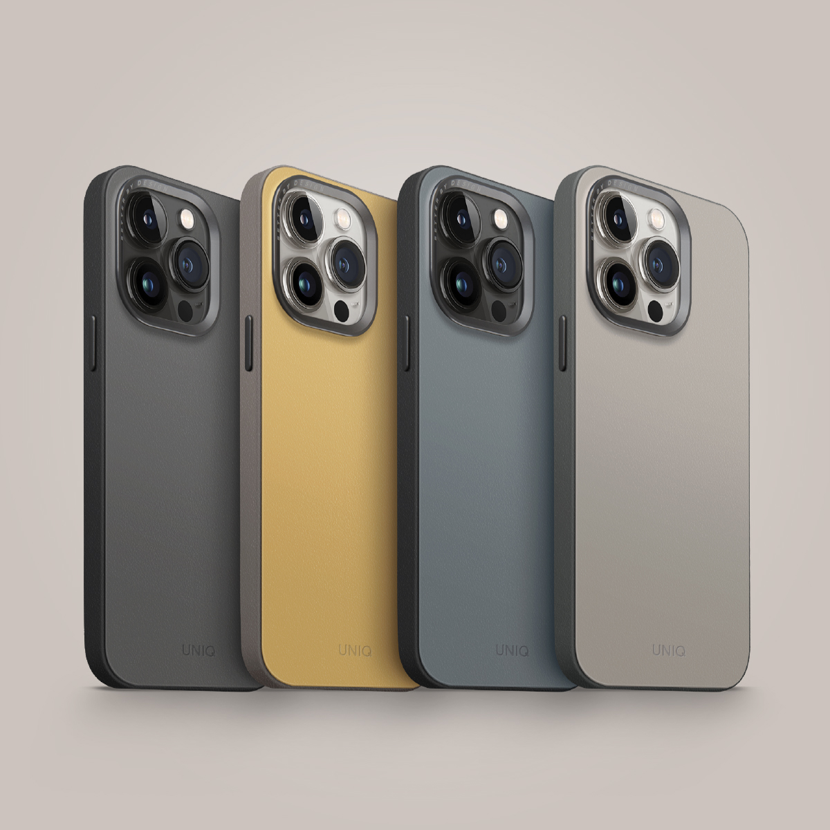 Foto 4 pulgar | Funda Para Iphone 15 Pro Azul Lavado | Negro Lyden Duo (magclick™) De Uniq